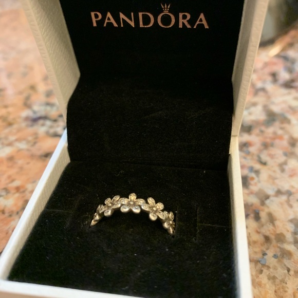 pandora daisy flower ring - Picture 1 of 2
